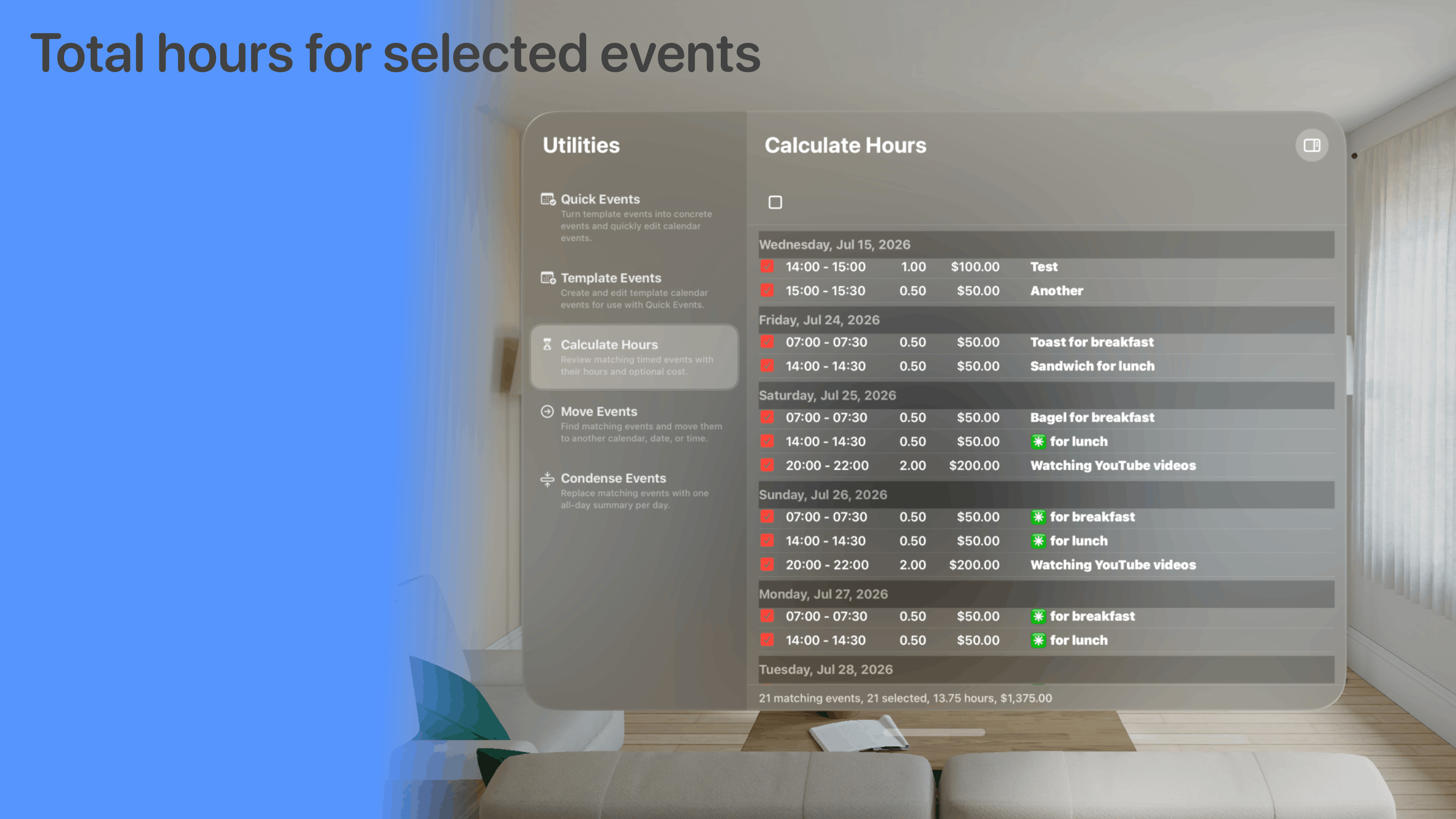 Recal - Calendar Tools screenshot 30