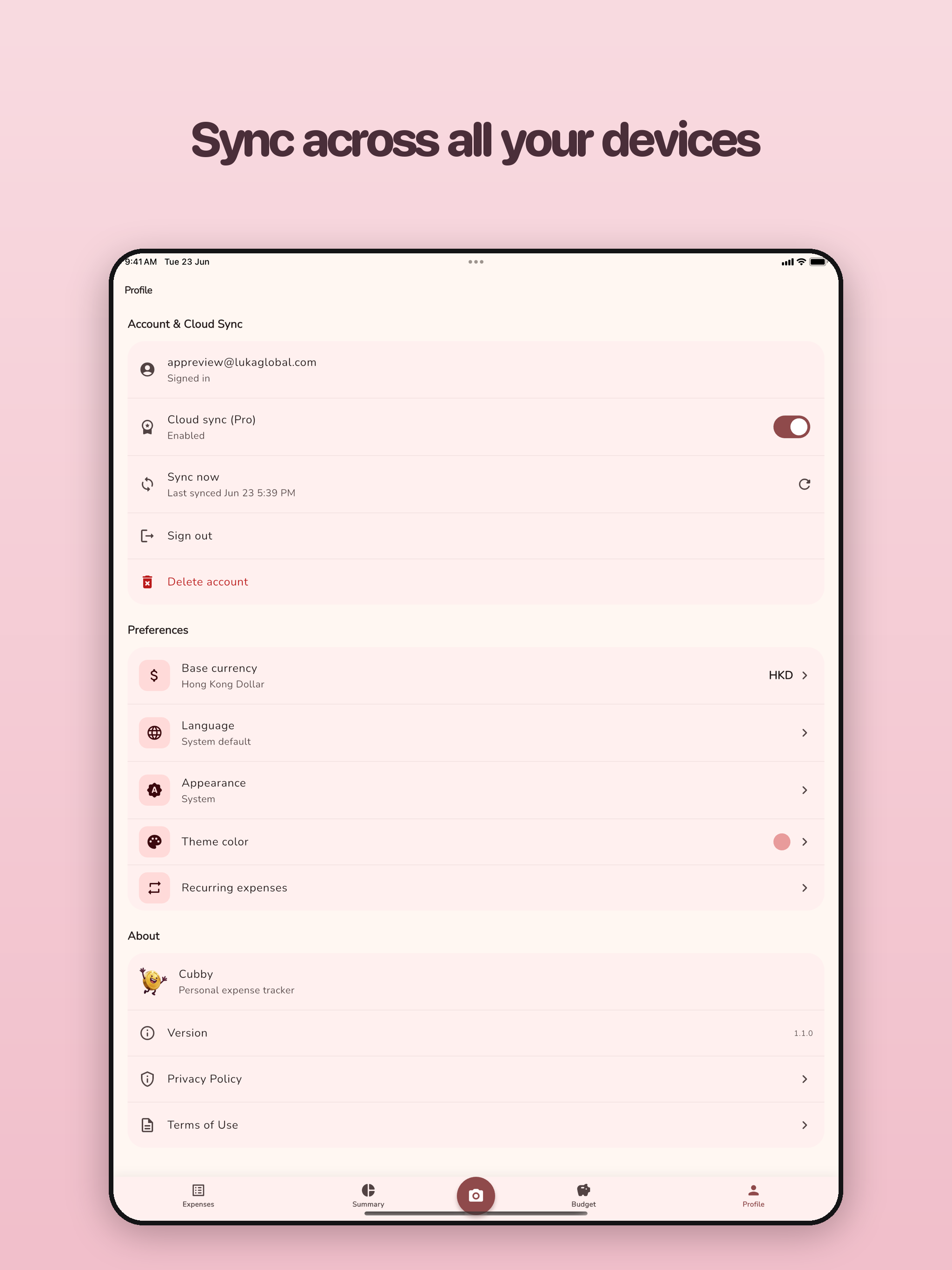 Cubby - Expense Tracker screenshot 16