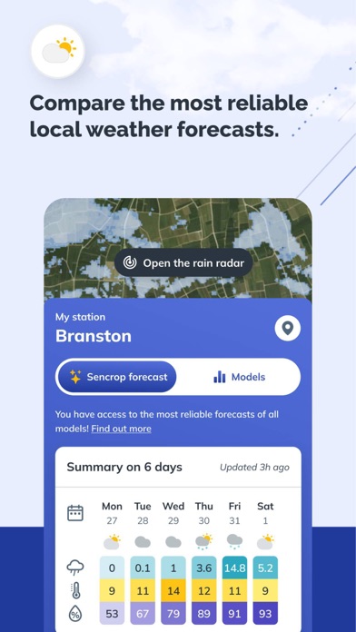 Sencrop - local weather app Screenshot