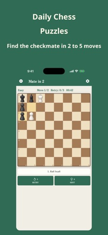 Chess365: Daily Chess Puzzles screenshot 1