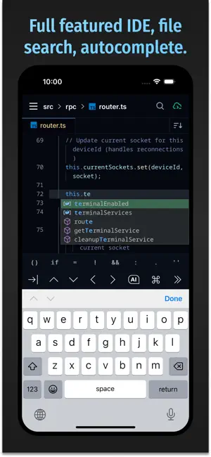 Spck Editor iPhone screenshot 4