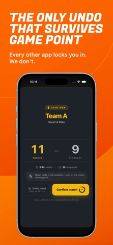 RallyLoop: Pickleball Score iPhone screenshot