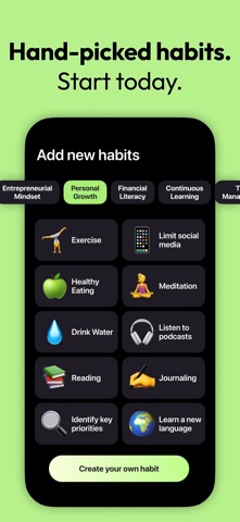 GrowMe: Discipline & Focusmate iPhone screenshot