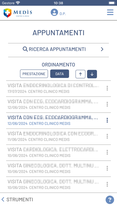 Medìs Centro Clinico Screenshot