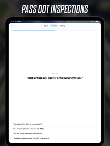 Lingo Truck: CDL English iPad screenshot
