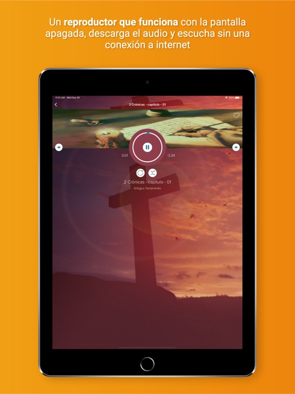 Biblia Católica Hablada Audio iPad screenshot
