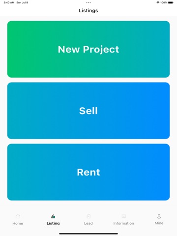 Pixxi - Real Estate CRM iPad screenshot