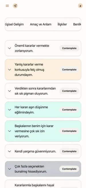 Contempli: Self-Discovery screenshot 1