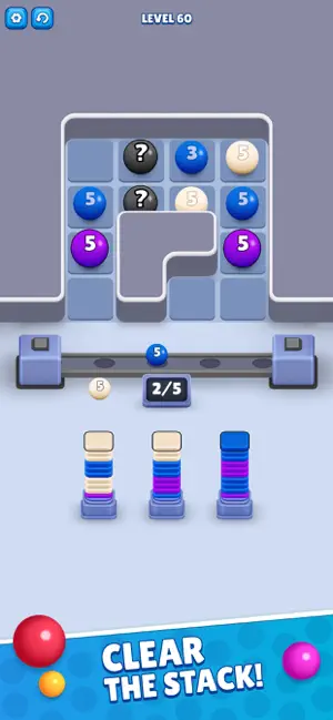 Bounce Stack: Color Sort screenshot 2