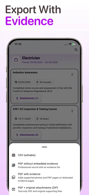 CPD Progress Tracker screenshot 3