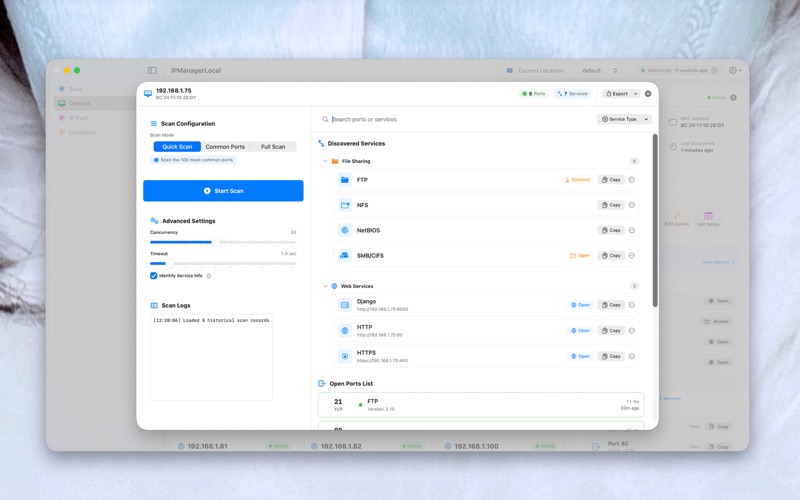 App screenshot
