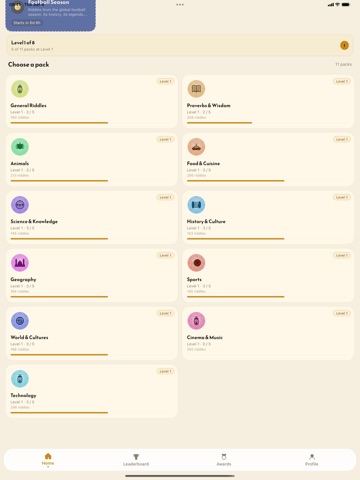 Fawazeer: Arabic Riddles iPad screenshot