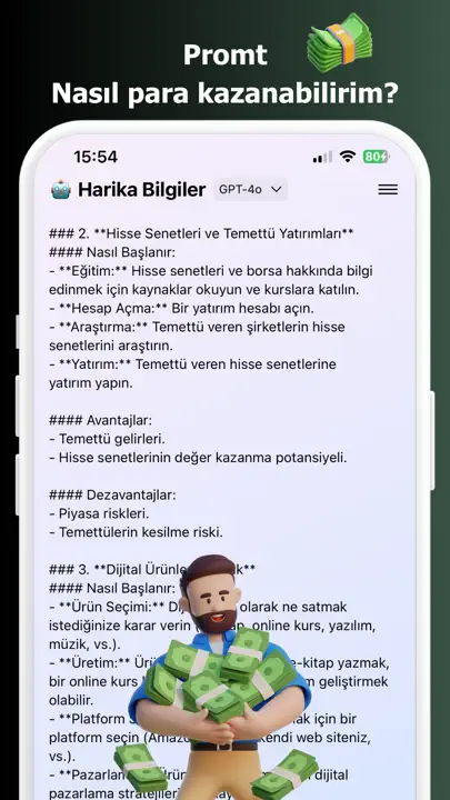 FEYZ・AI Chat 4o・3.5・Sohbet・4.0 iPhone Ekran Görüntüsü 2