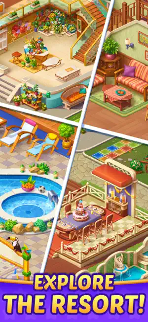 Dream Resort - Match 3 Games screenshot 4