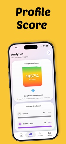 Followers Radar for Instagram iPhone screenshot