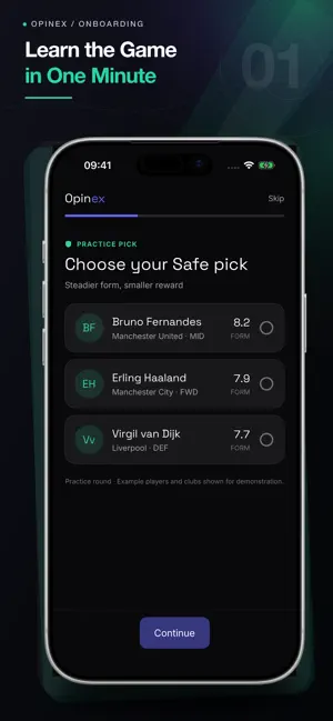 Opinex App screenshot 1