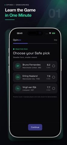 Opinex: Pick, Predict, Debate screenshot
