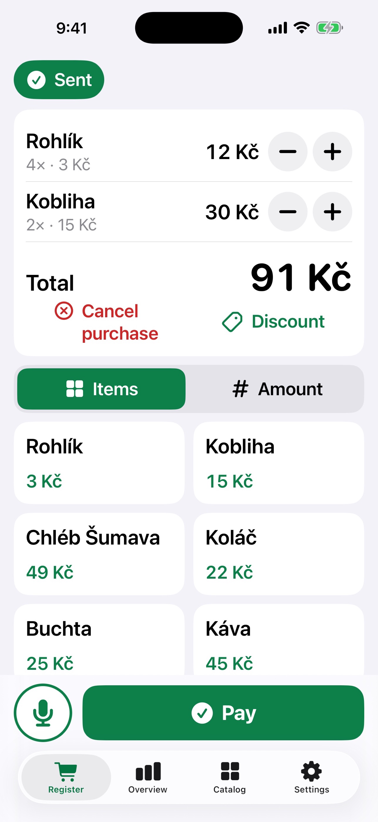 Screenshot 7 of Namarkuj – EET Cash Register
