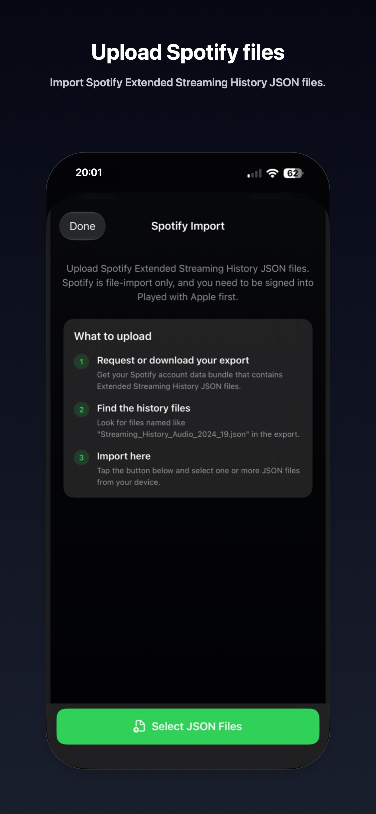 Played: Music Stats & History screenshot 10
