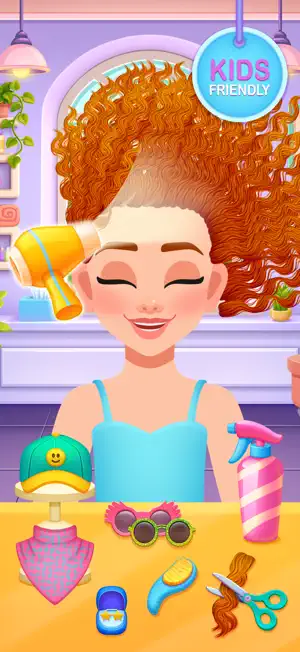 Hair Salon Games For Kids screenshot 1
