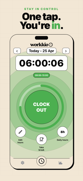 Workkio - Work Hours Screenshot 1 of 5