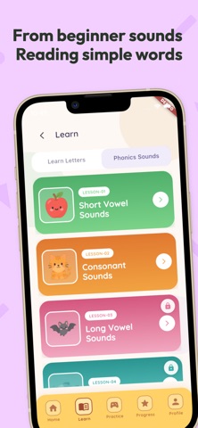 Phonics Sounds Daily iPhone screenshot