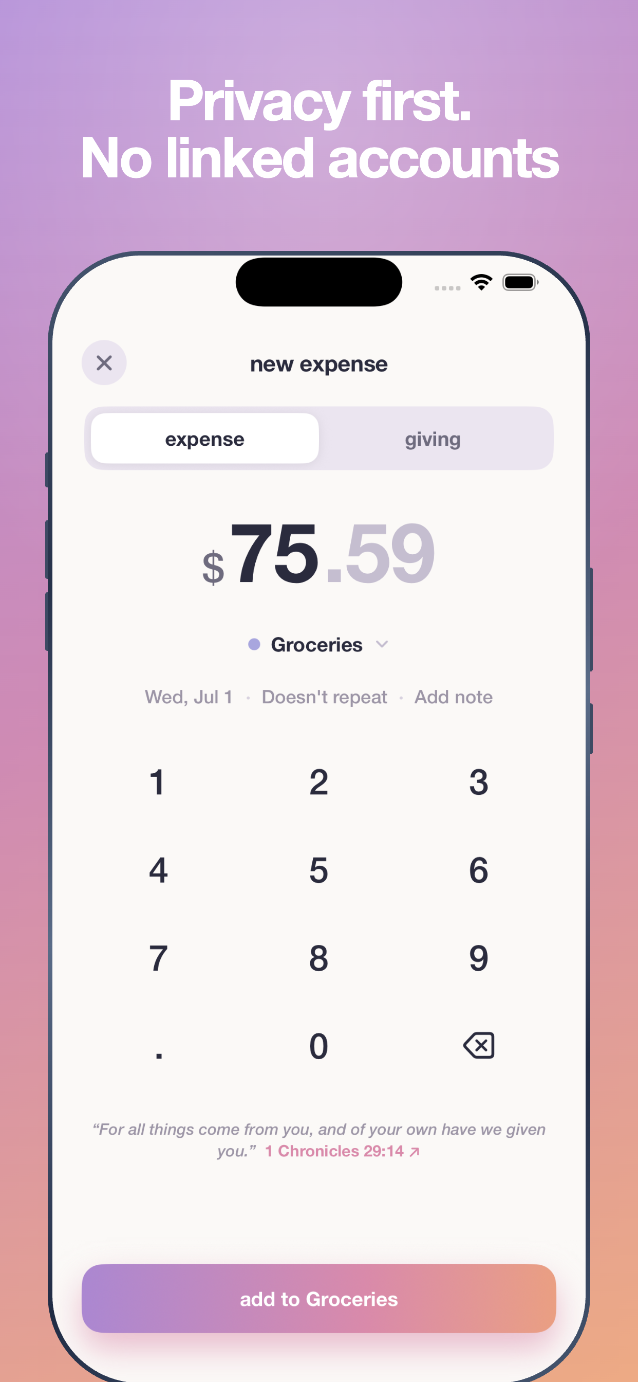 Harvest - Christian Budgeting screenshot 5