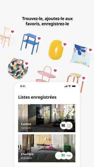 Capture d'écran de IKEA sur iPhone 8
