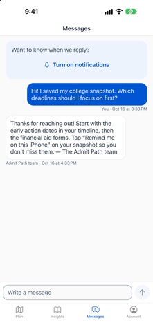 Admit Path: Every Next Step screenshot 9