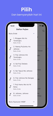 Buku Ende HKBP ⁺ iPhone screenshot