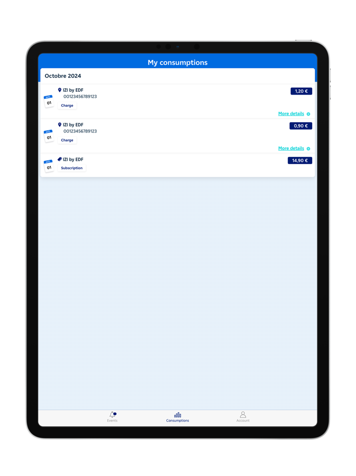 IZI by EDF charge service