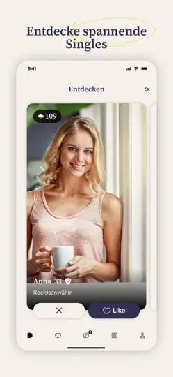Screenshot von ElitePartner: Die Dating-App auf dem iPhone 3
