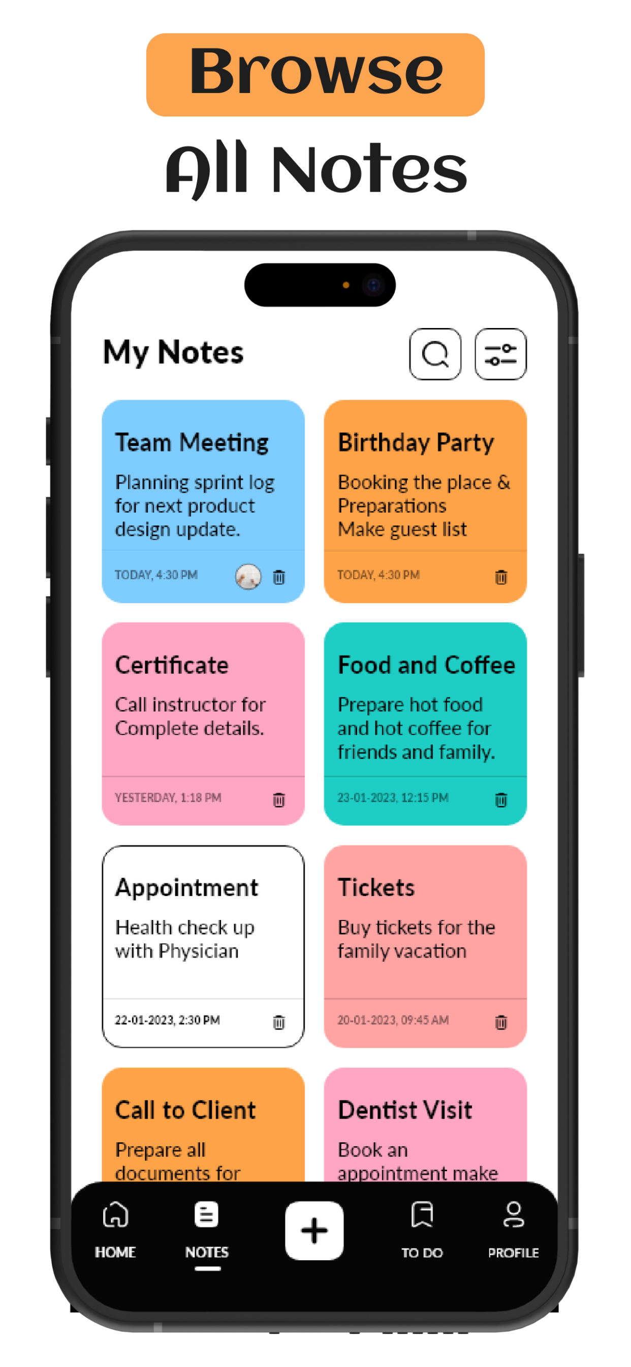 Notes - Notebook & List Maker