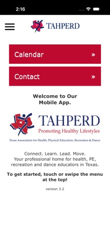 TAHPERD: Texas HPERD Hub screenshot