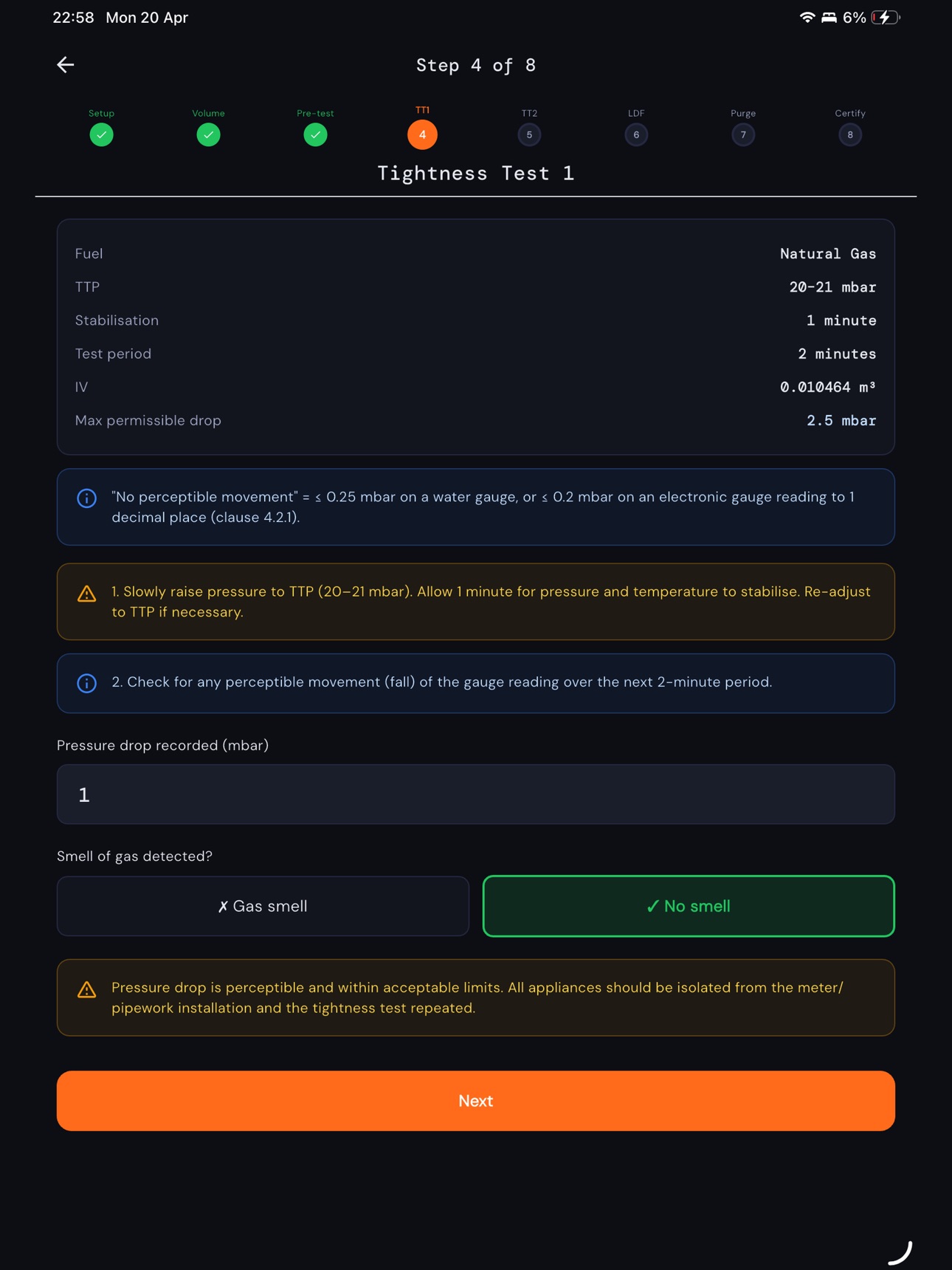 Screenshot 9 of UP/1B Calculator