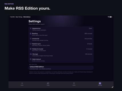 RSS Edition: Feed Reader screenshot 8
