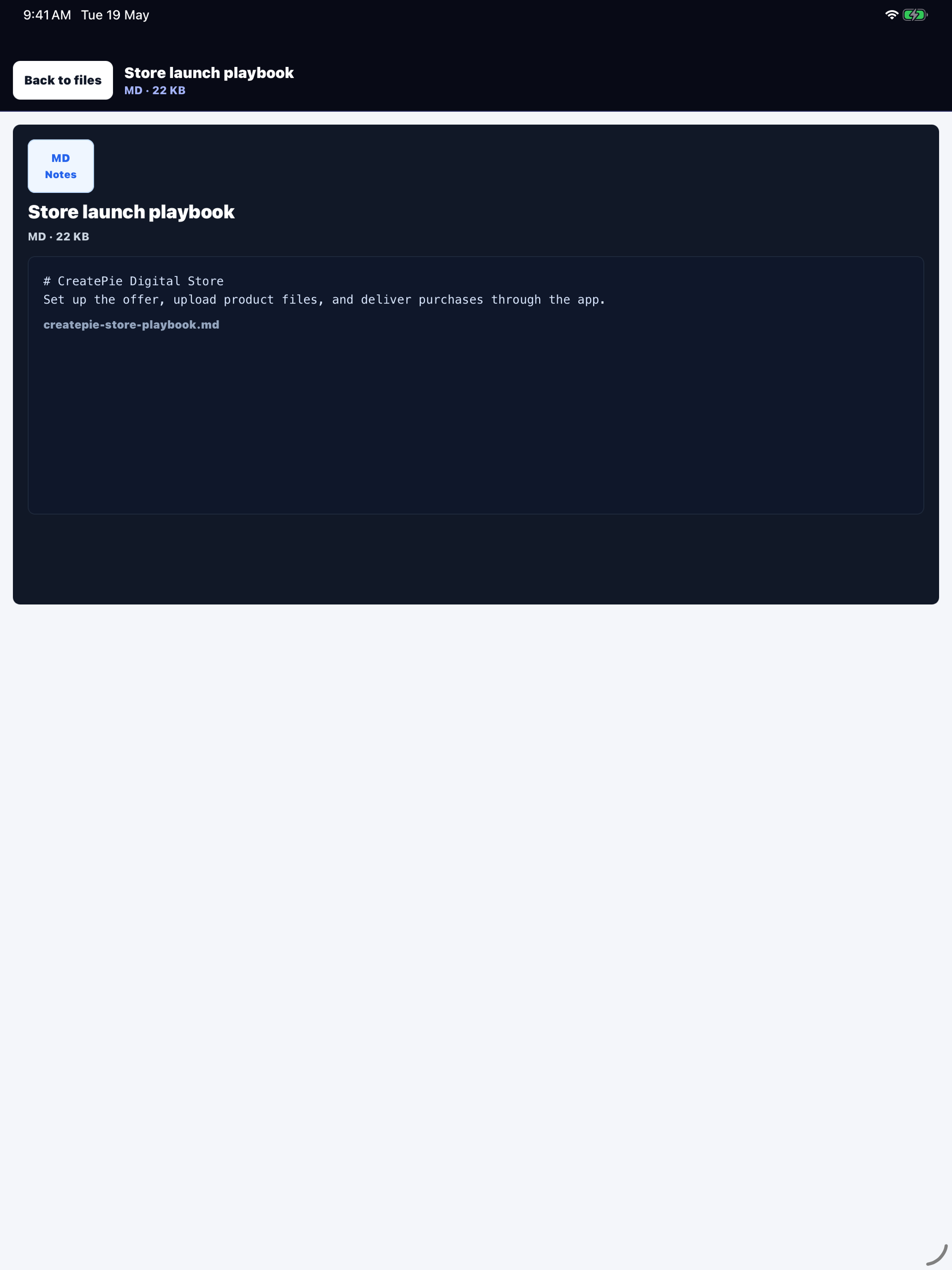 Createpie Store