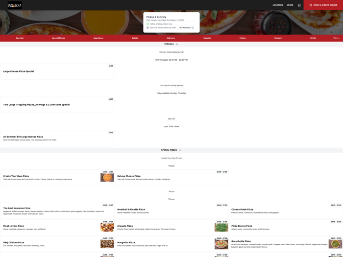 Pizza Ricca Boca Raton