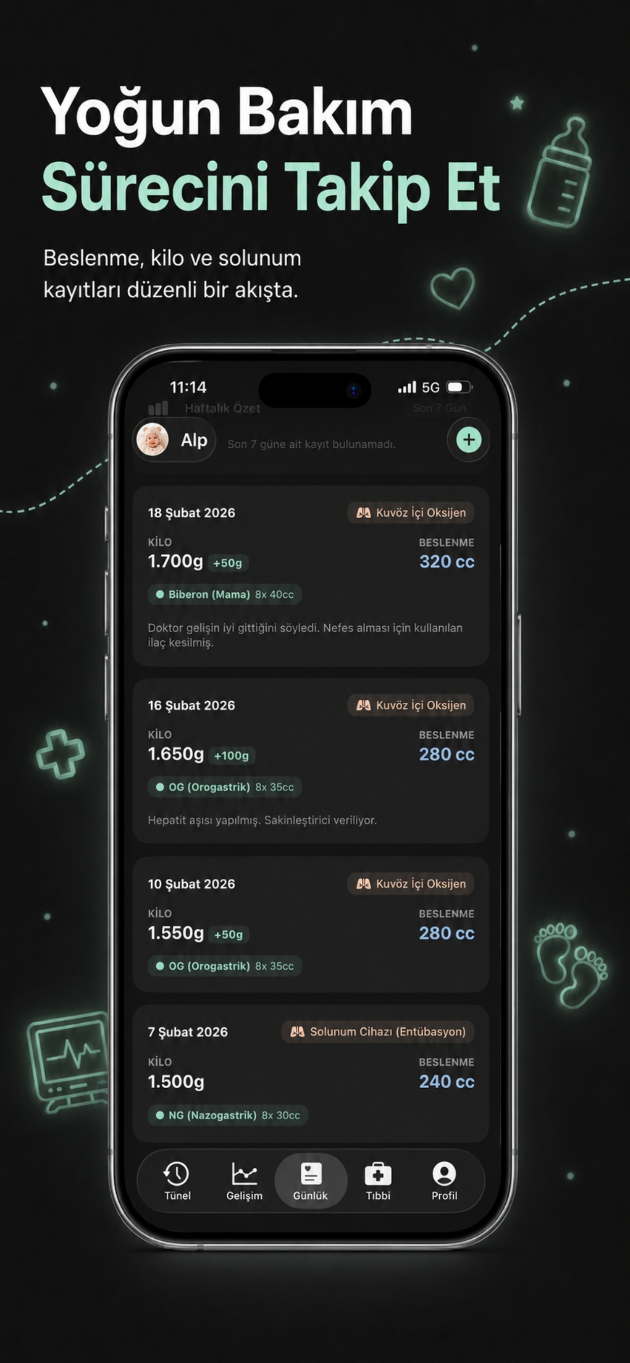 Prematüre Takip: Minik Adımlar screenshot 3