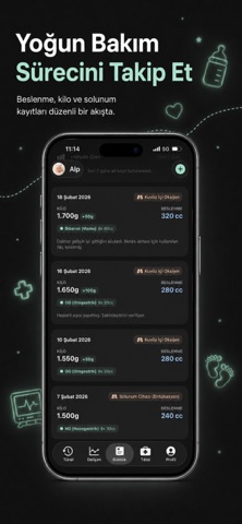 Prematüre Takip: Minik Adımlar iPhone screenshot