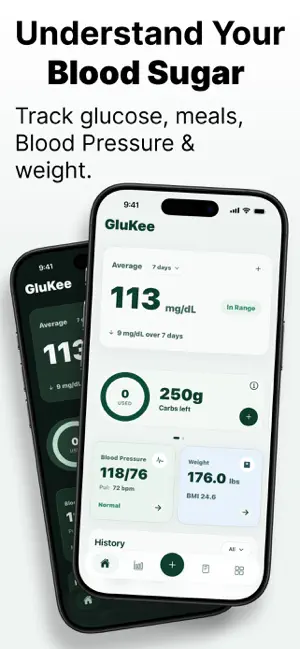 GluKee: Blood Sugar Tracker screenshot 1