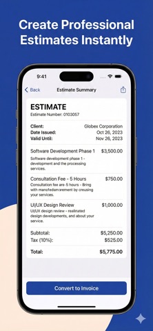 Invoice Creator & Generator Screenshot 6 of 7