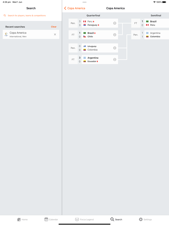 Forza Football - Live Scores iPad screenshot 6 - Sports app