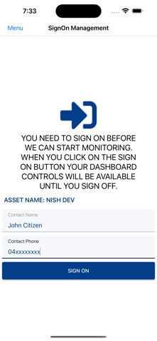 Breon Telematics - Lone Worker Screenshot 2 of 3