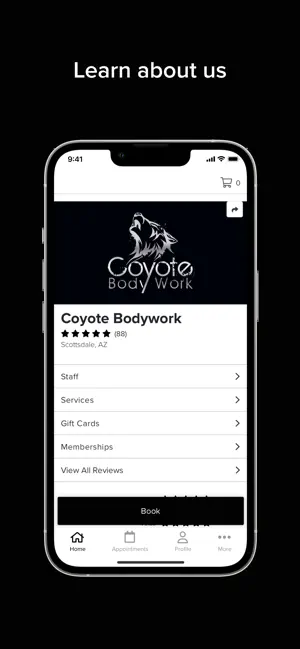 Coyote Bodywork screenshot 2