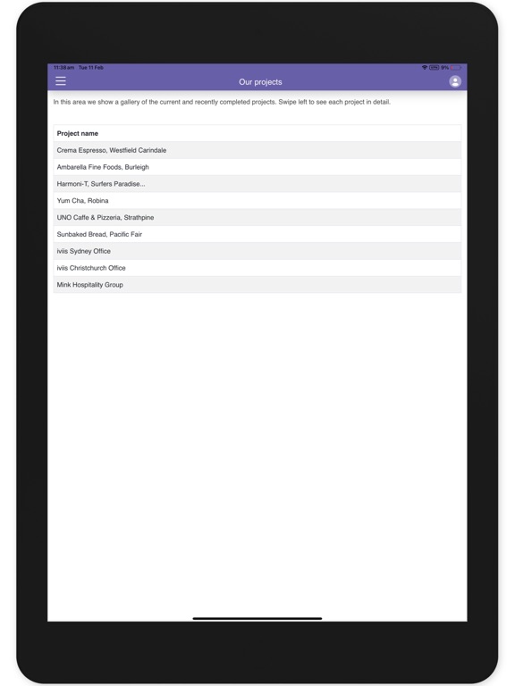 iViis Mobile iPad screenshot 4 - Business app
