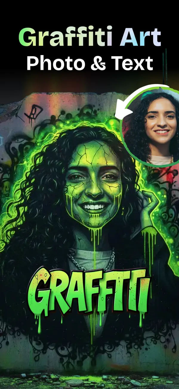 Screenshot #1 pour Graffiti AI: Graffiti Text Art
