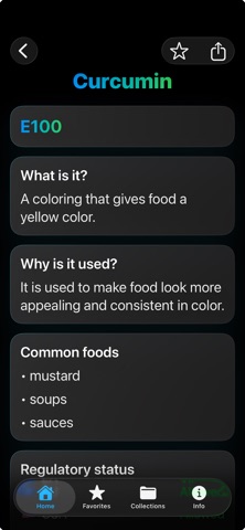 Ingredients Explanined screenshot