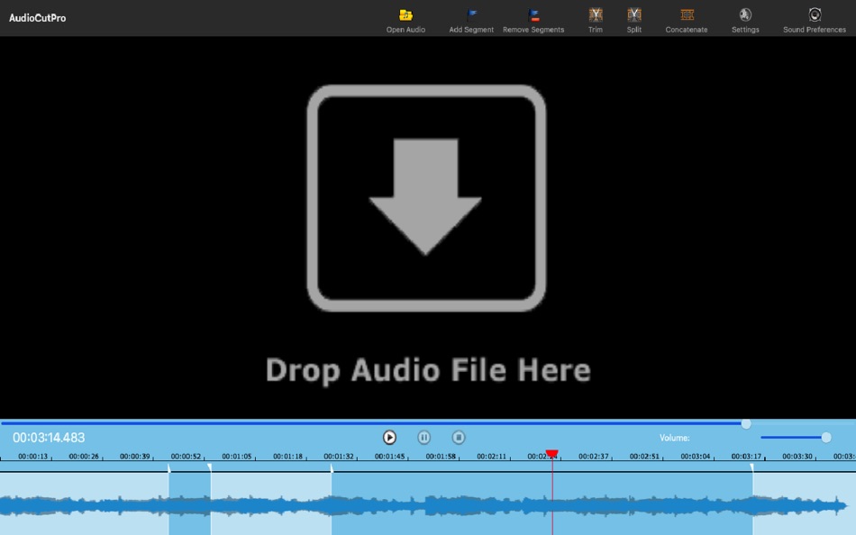 #4. Audio Split Trim Audio Editor (macOS) 由: Alessandro Gimenes Ferri