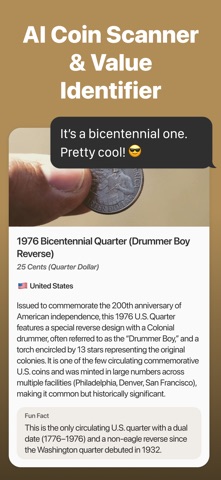 Rare Coin Identifier: CoinPic iPhone screenshot